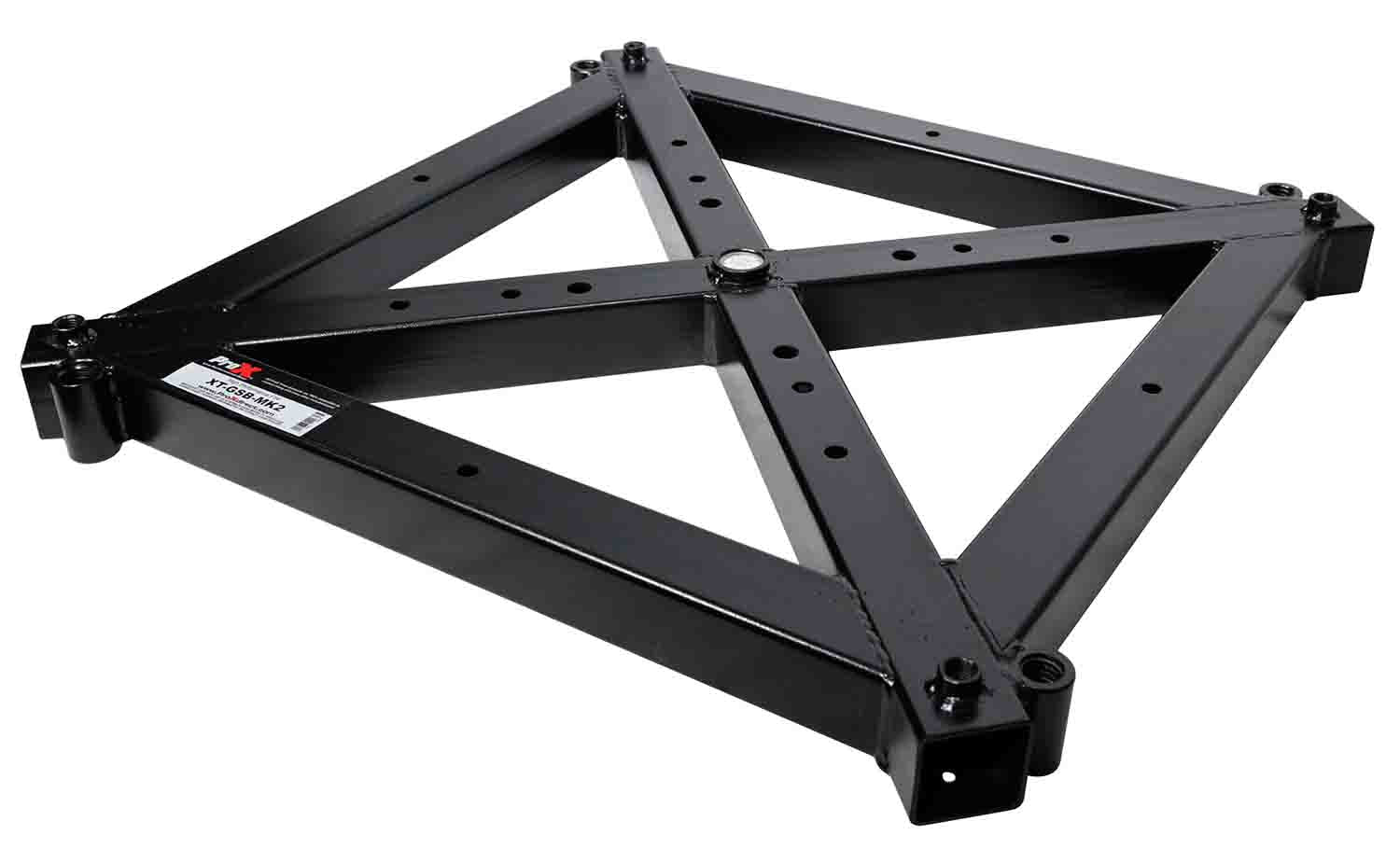 PROX XT-GSB MK3 Universal Vertical Tower Truss Ground Support Base on Wheels with Leveling Jacks for F34, F44 and 12" Bolt truss - Hollywood DJ