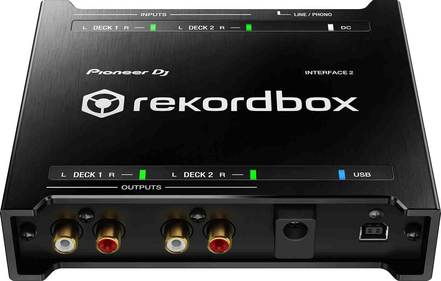 Pioneer DJ INTERFACE 2, 2-Channel Audio Interface for Rekordbox Dvs - Hollywood DJ