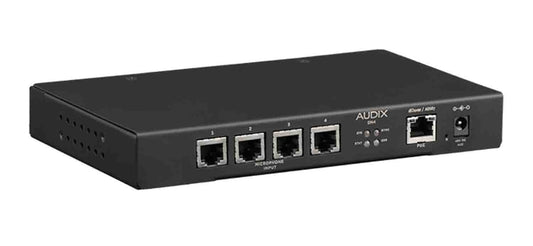 Audix DN4 Dante AES67 Integrated Microphone System Interface - Hollywood DJ