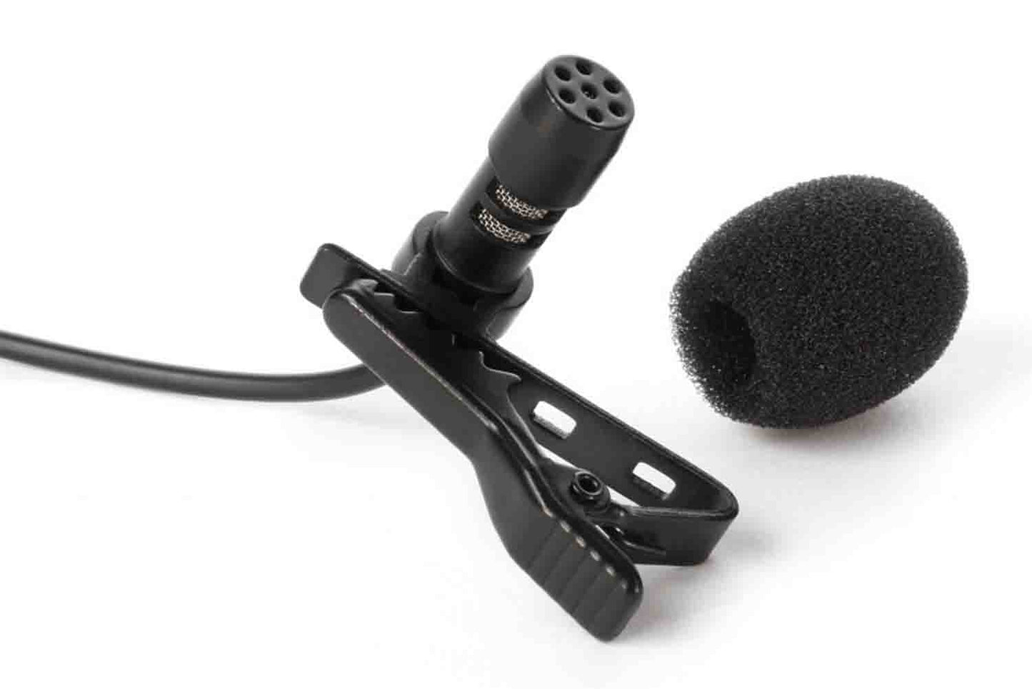 IK Multimedia iRig Mic Lav, Lavalier Microphone for Smartphones and Tablets with Foam Pop Shield - Hollywood DJ