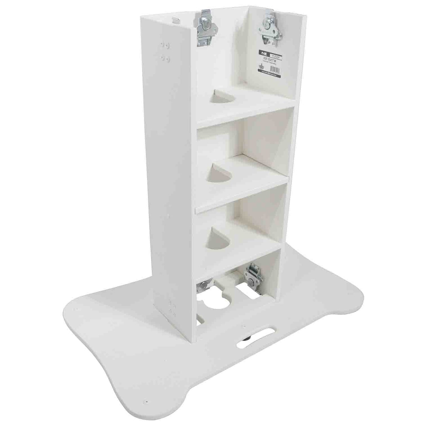 ProX XZF-DJCT W DJ Control Tower Travel Stand for PIONEER XDJ-XZ, DDJ-1000, DDJ-SX3 RANE One - White Finish - Hollywood DJ