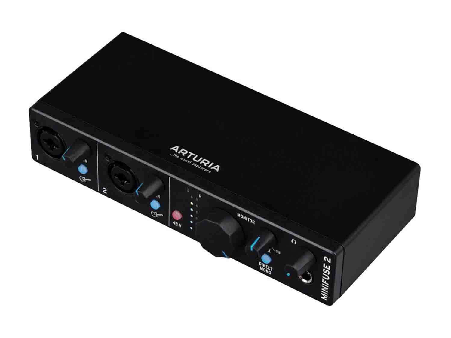 Arturia MiniFuse 2 Portable 2x2 USB Type-C Audio/MIDI Interface - Black - Hollywood DJ