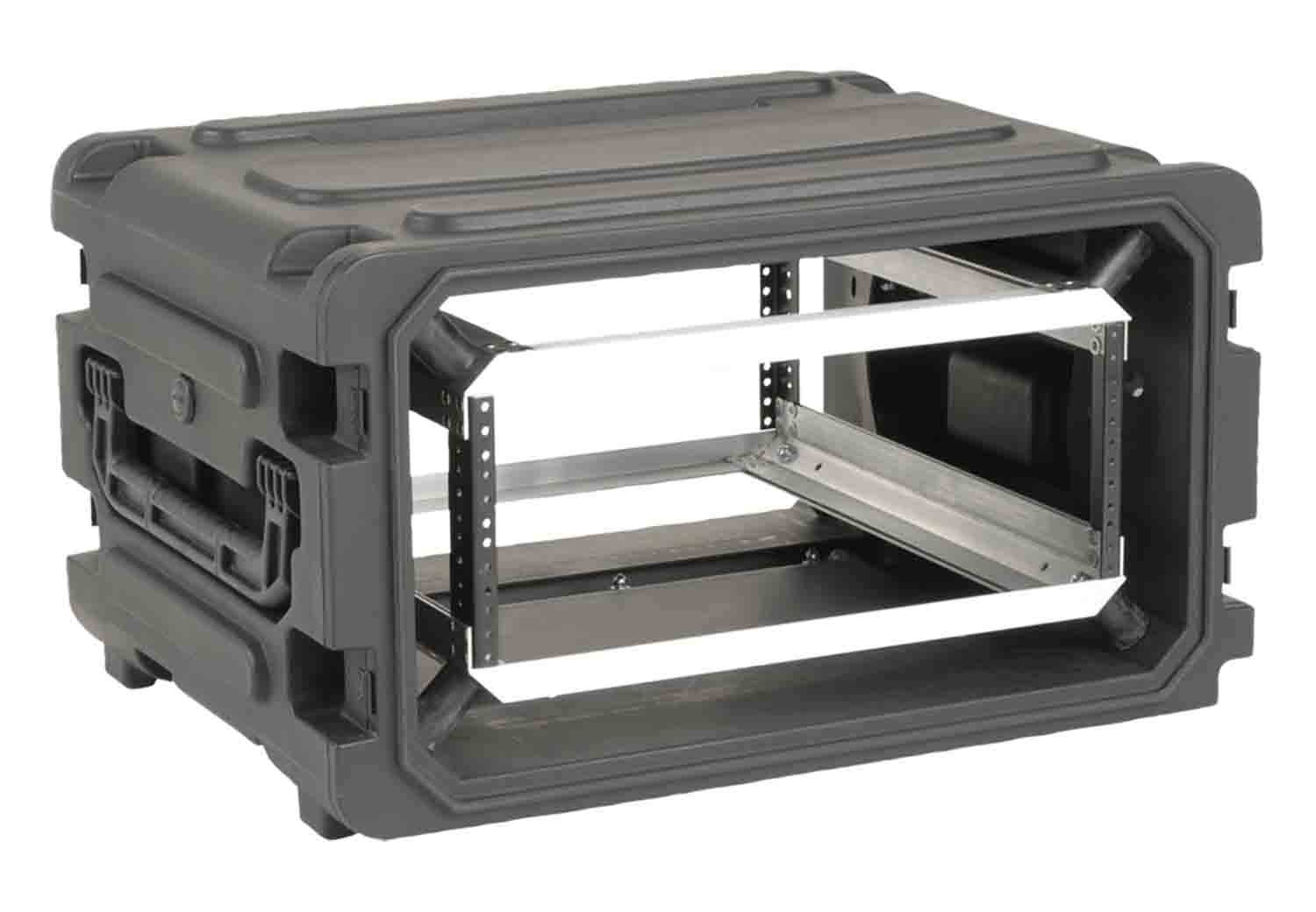 SKB Cases 3SKB-R04U20W 4U 20-Inch Deep rSeries Rolling Shock Rack Case - Hollywood DJ