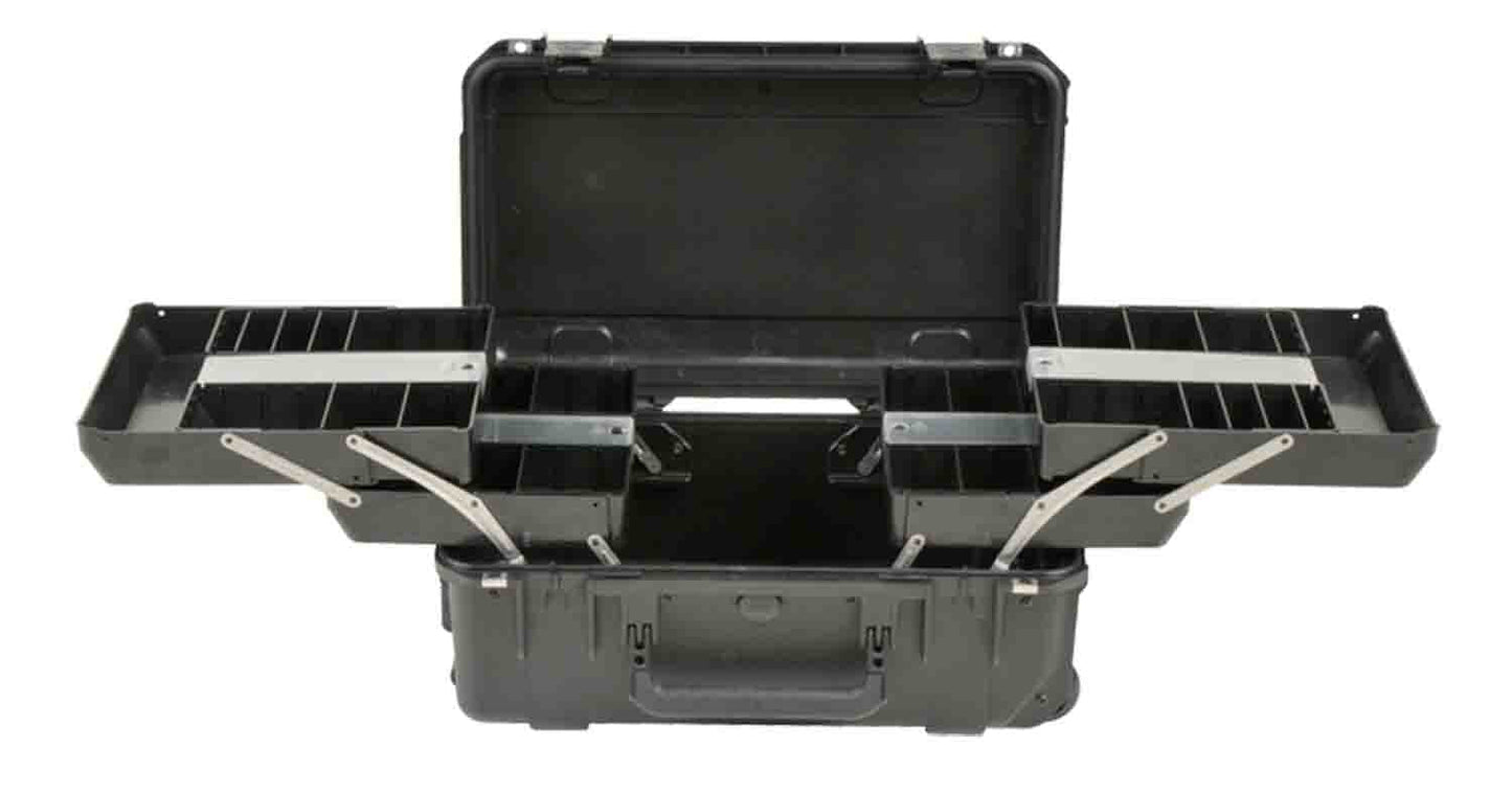 SKB Cases 3i-2011-7B-TR Watertight Tech Box with Dual Trays - Black - Hollywood DJ