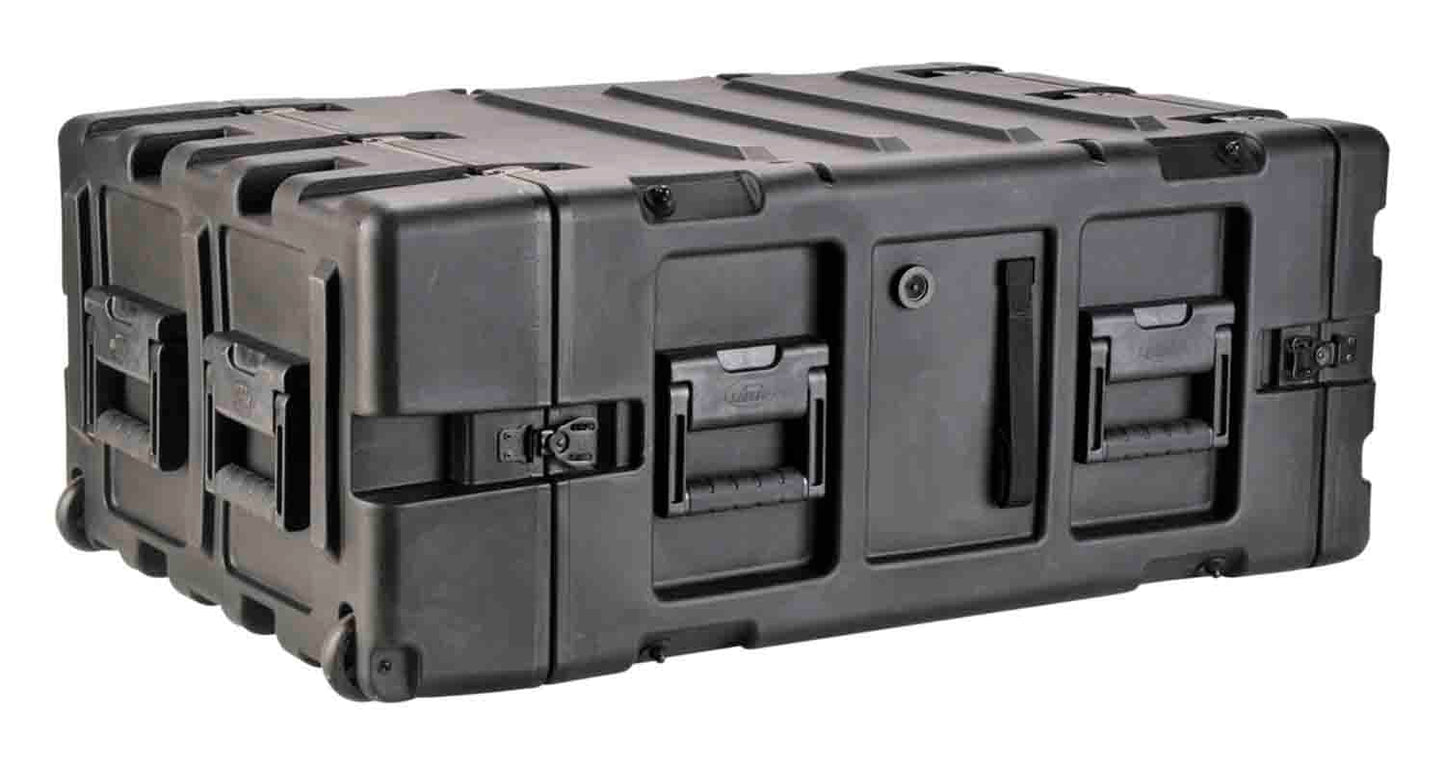 SKB Cases 3RR-5U24-25B, 5U Removable Shock Rack and Transport Case - 24 Inch - Hollywood DJ