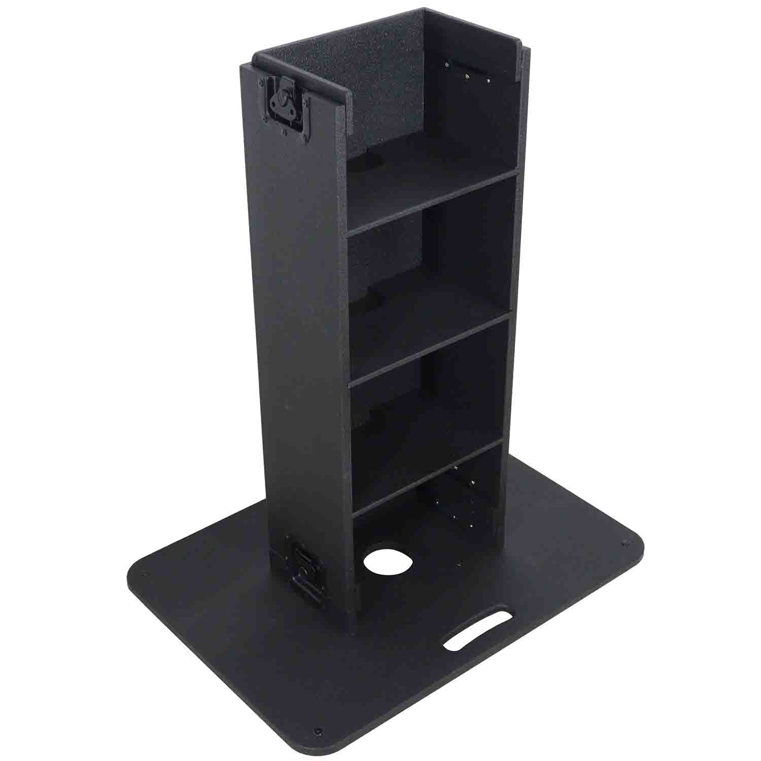 ProX Rev7 Control Tower Podium with Top Plate DJ Package - Black - Hollywood DJ