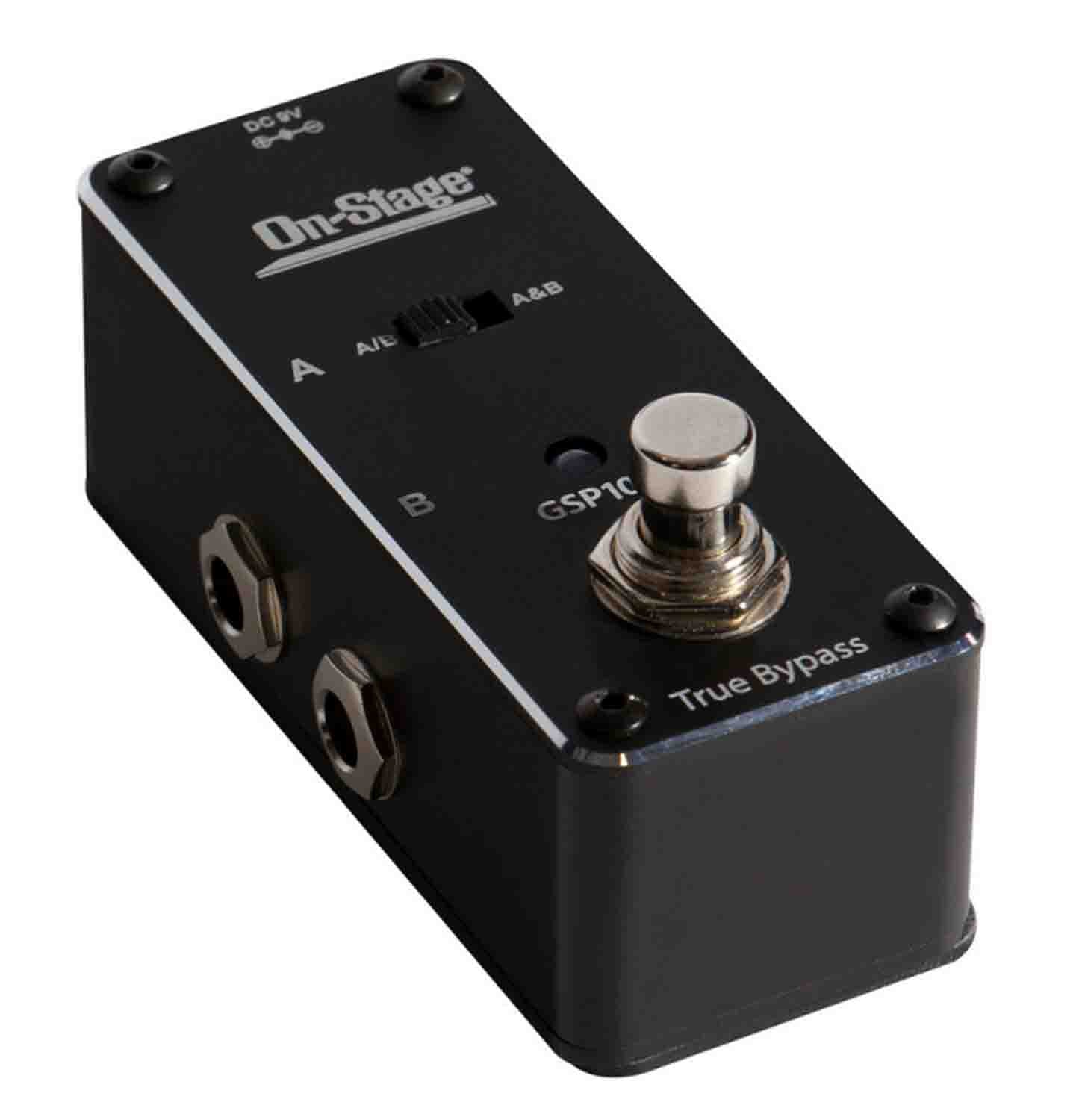 Onstage GSP1000 ABY Switcher - Black - Hollywood DJ