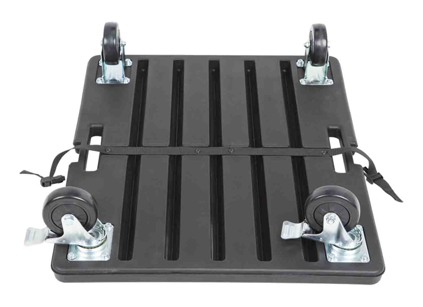 SKB Cases 3RR-RCB Roto Molded Caster Board with 4-Locking Wheels for 3RR and 3RS Shock Rack Cases - Hollywood DJ