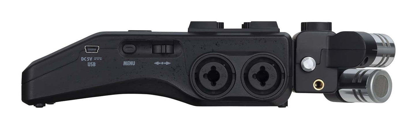 ZOOM H6 All Black 6-Track Portable Handy Recorder - Hollywood DJ