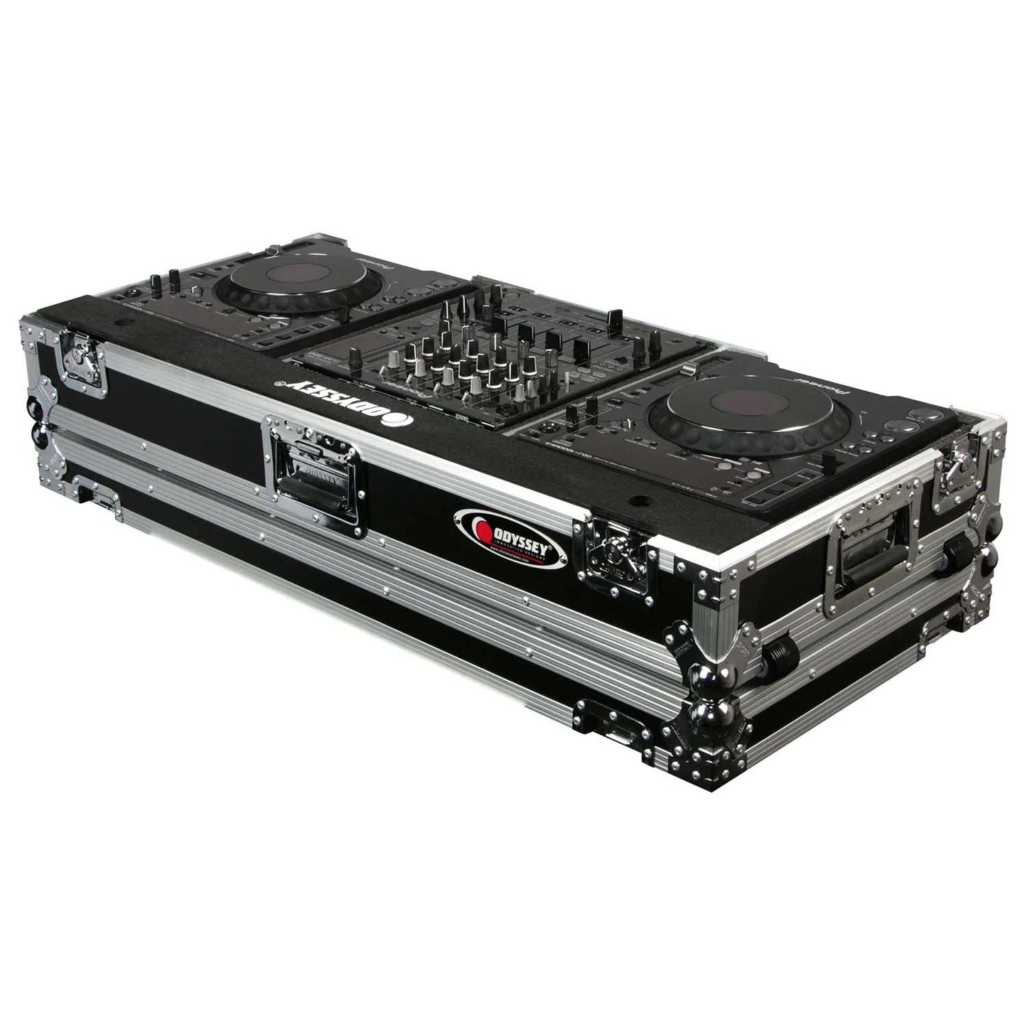 B-Stock: Odyssey FR12CDJWE DJ Flight Ready Case for Mixer and 2 Media Players - Hollywood DJ