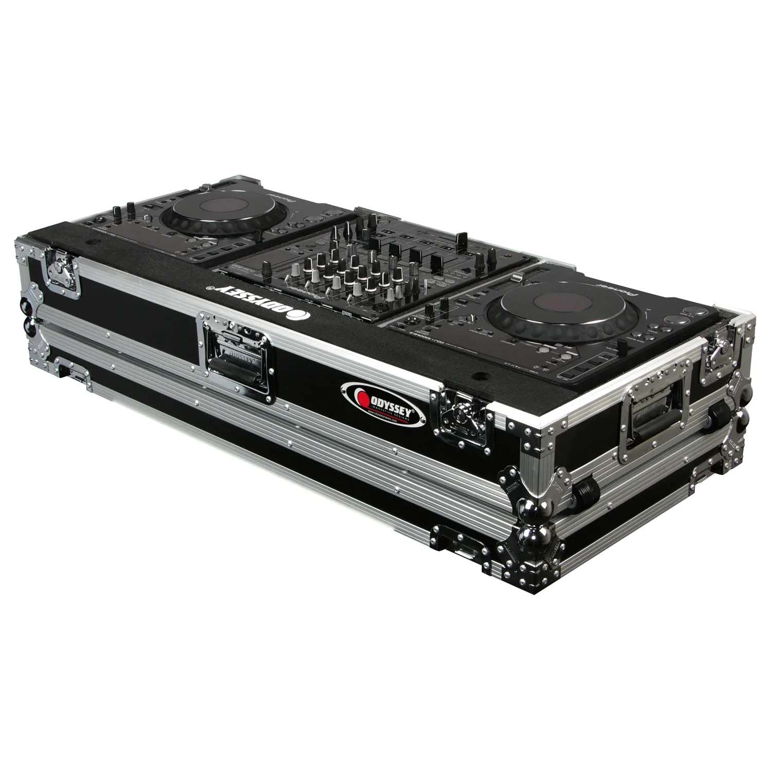 B-Stock: Odyssey FR12CDJWE DJ Flight Ready Case for Mixer and 2 Media Players - Hollywood DJ