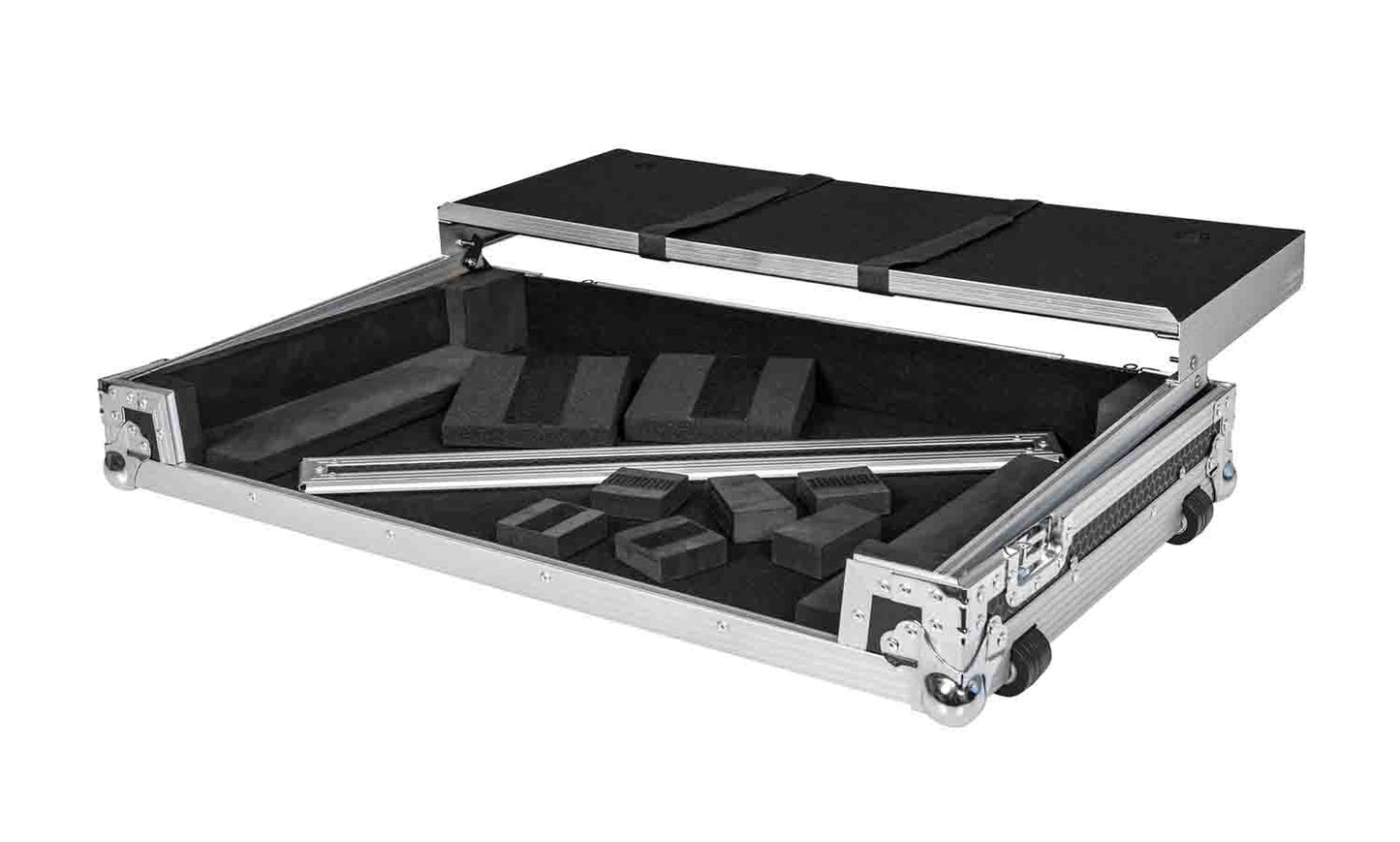 Headliner HL10008 Flight Case with Laptop Platform and Wheels for Pioneer DJ Ddj-Rev7 - Hollywood DJ