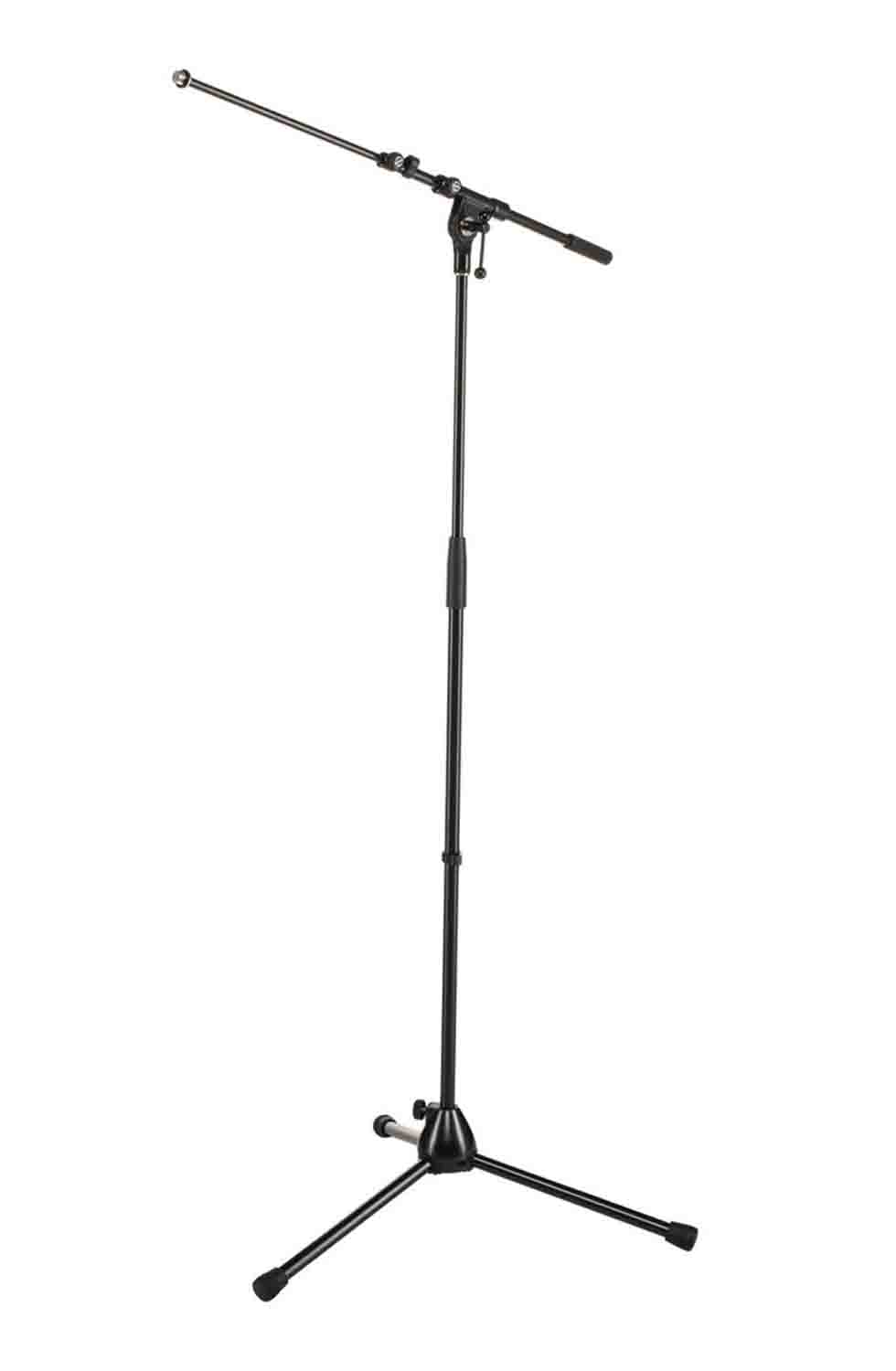 K&M 21090.500.55 Telescoping Boom Microphone Stand - Black - Hollywood DJ