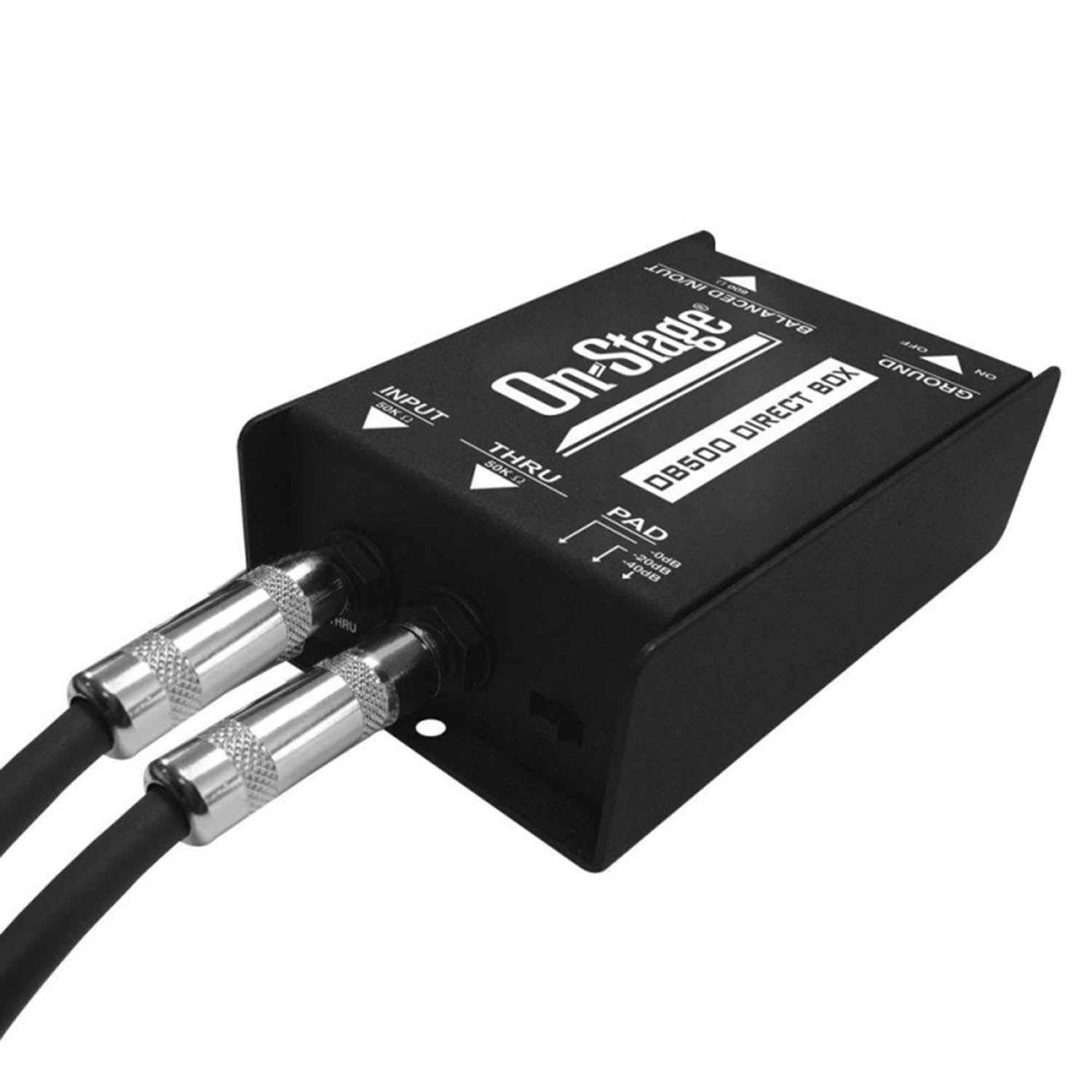 On-Stage Audio DB500 Passive DI Box - Hollywood DJ