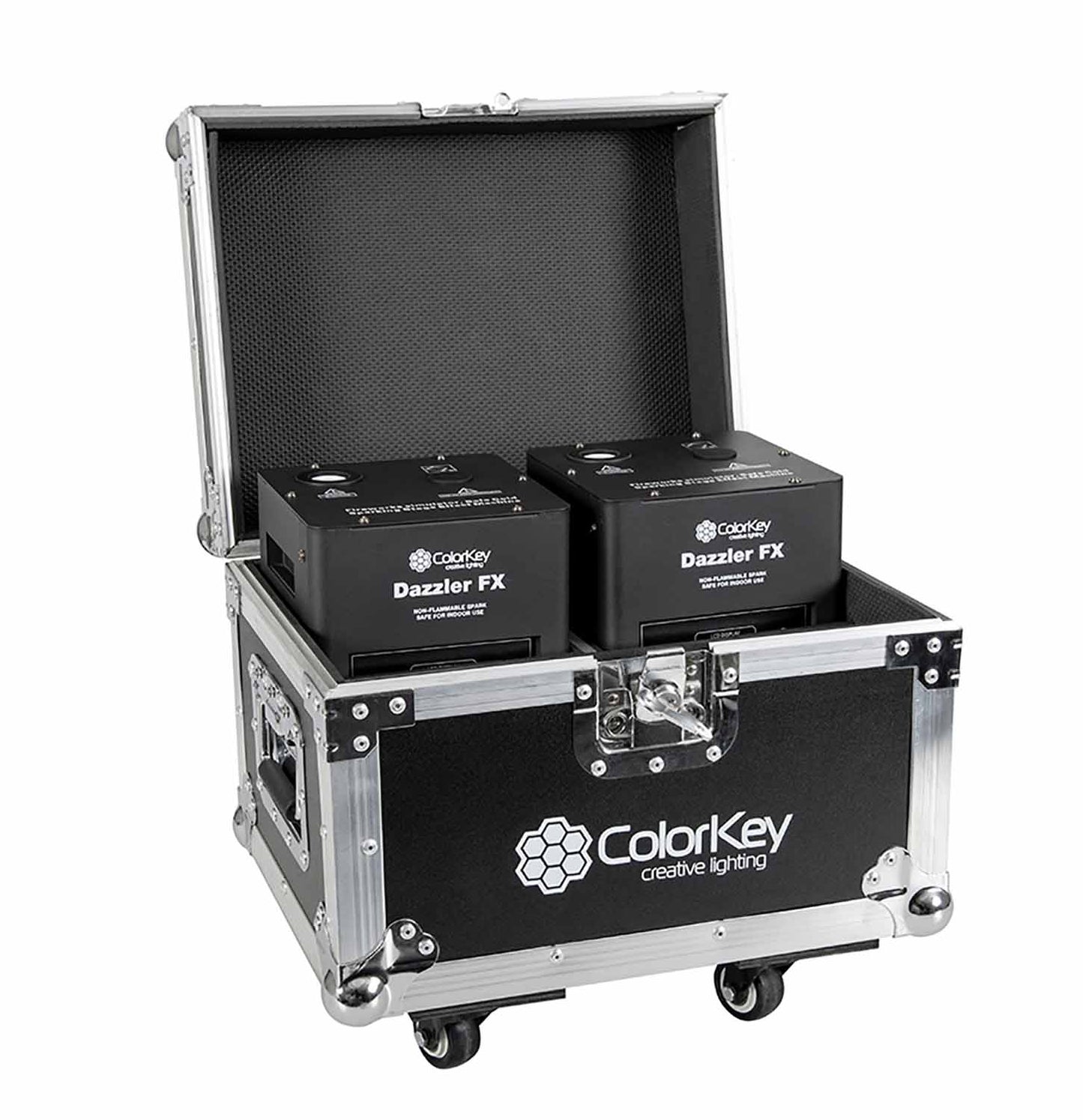 Colorkey CKU-9030 Road Case for 2-PC Dazzler FX - Hollywood DJ