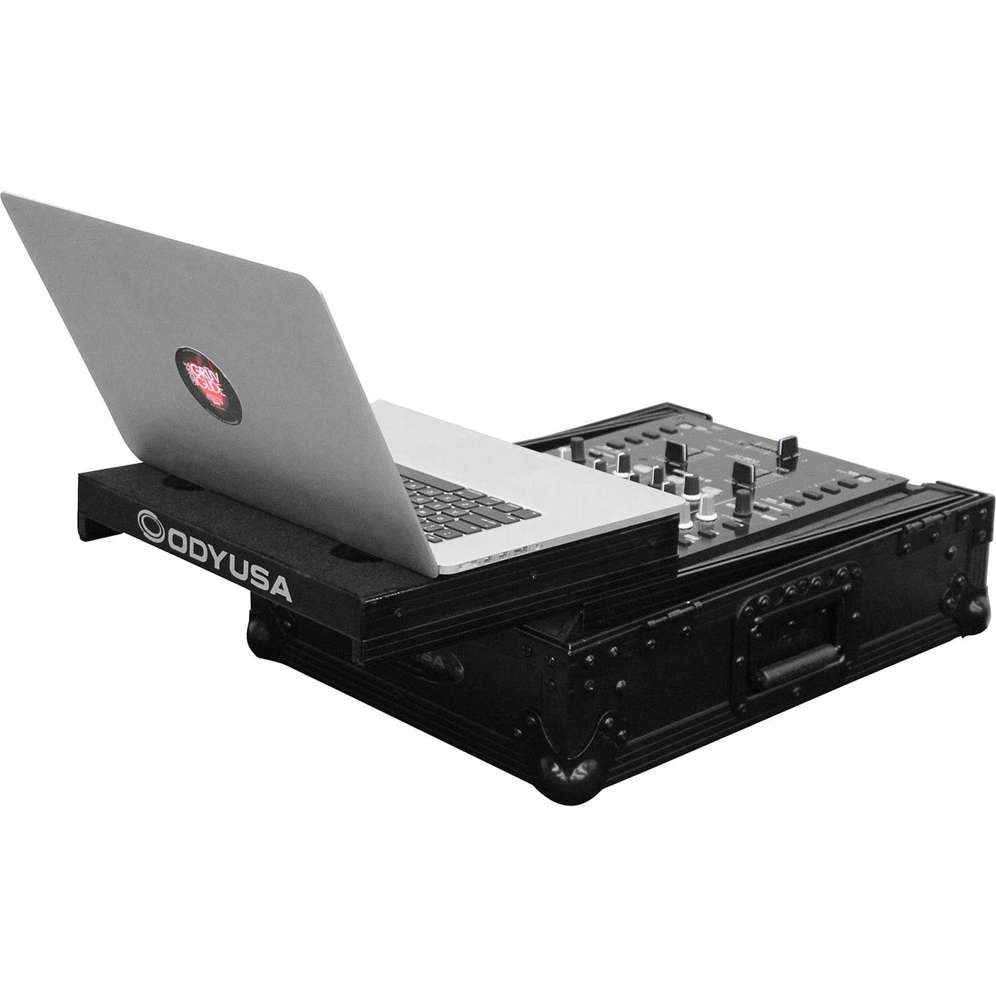 Odyssey FZGS10MX1BL Flight Zone Series Low Profile Glide Style Case for a 10" DJ Mixer - Hollywood DJ