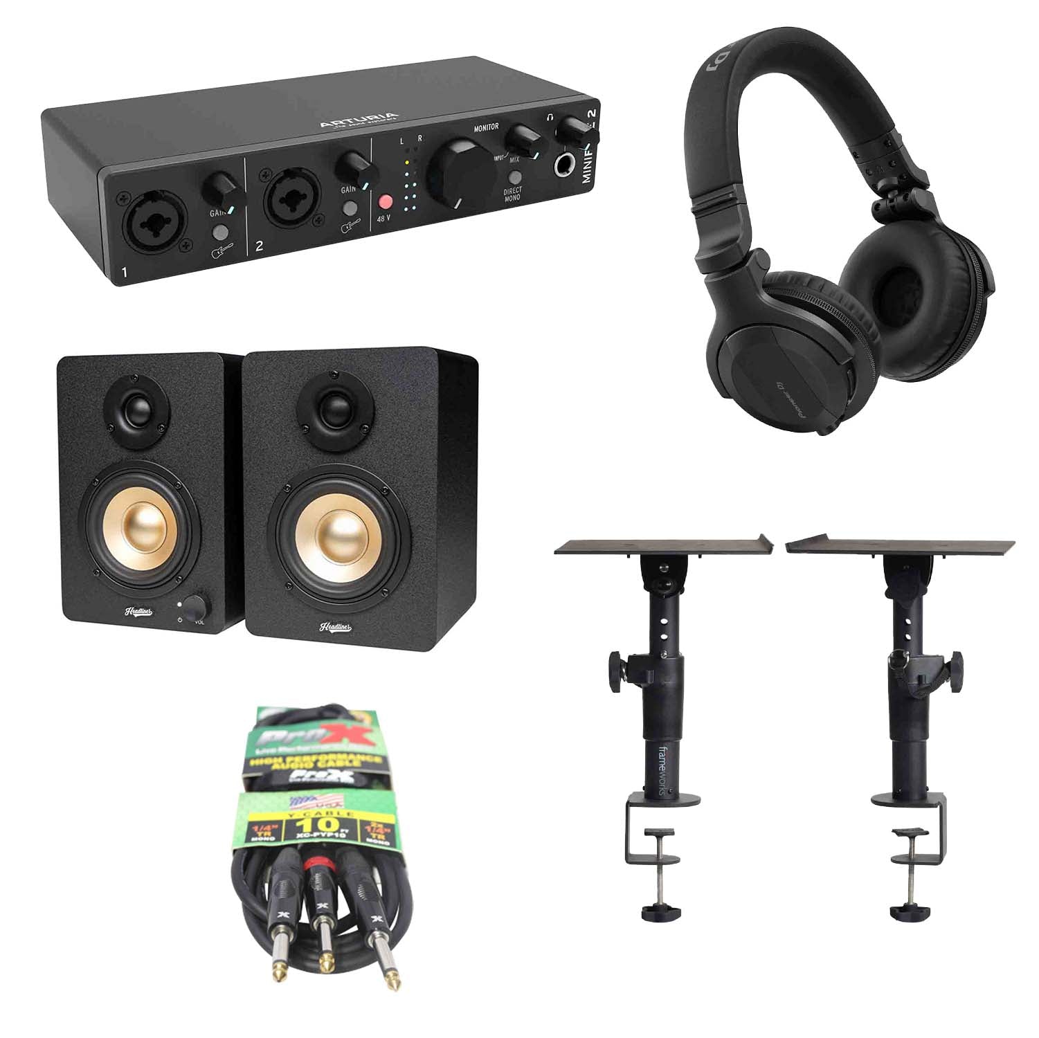 Arturia Home Studio 03 MINIFUSE2 Audio Interface Package - Hollywood DJ