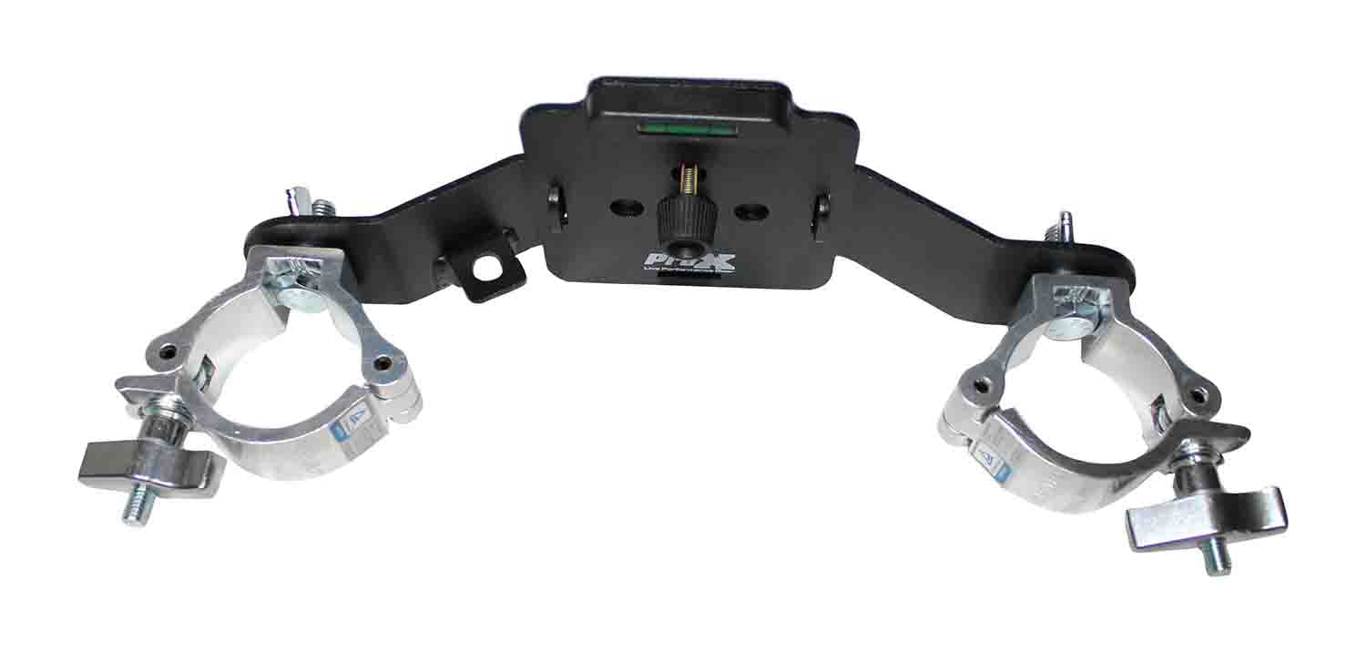 ProX XT-MEDIAMOUNT Universal 32" to 80" TV Bracket Vesa Mount for F34 F32 and 12 Inch Bolt Truss Clamp or Speaker Stands - Hollywood DJ