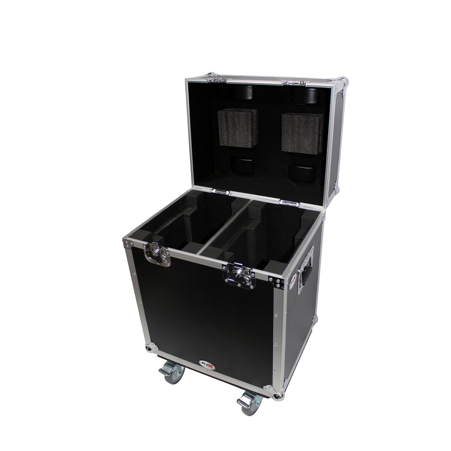 B-Stock: ProX XS-MH140X2W 140 Style Moving Head Lighting Case for 2 Units - Hollywood DJ