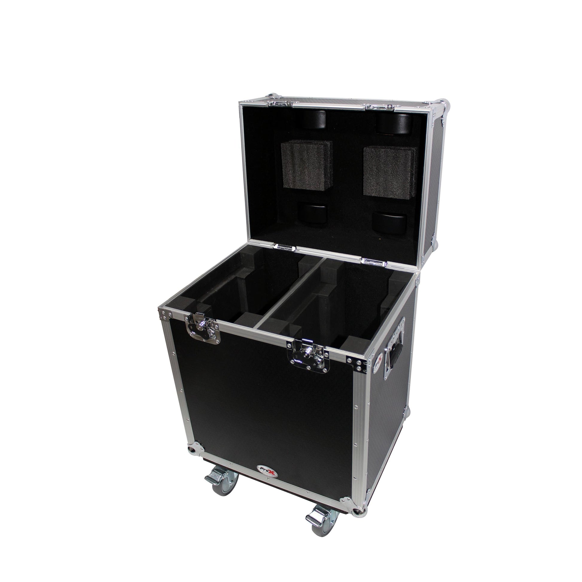 B-Stock: ProX XS-MH140X2W 140 Style Moving Head Lighting Case for 2 Units - Hollywood DJ