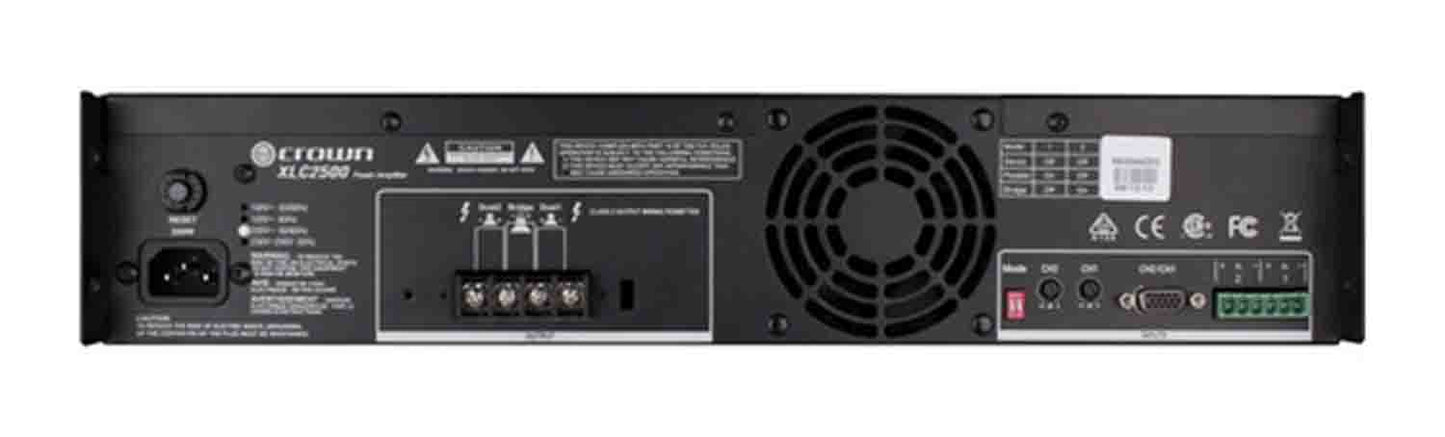 Crown XLC 2500, 2-channel 500W at 4Ω Power Amplifier - Hollywood DJ