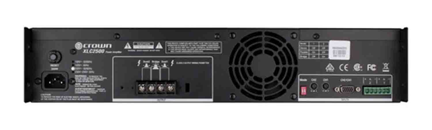 Crown XLC 2500, 2-channel 500W at 4Ω Power Amplifier - Hollywood DJ