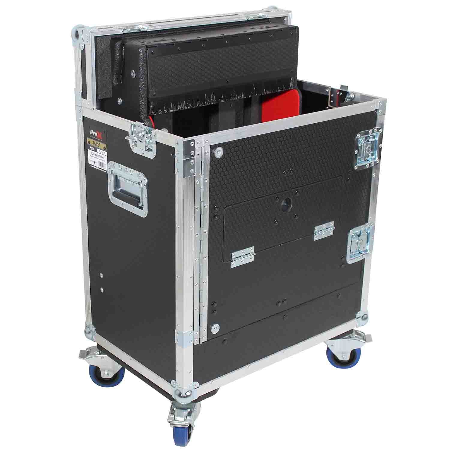 ProX XZF-AHC1500 Hydraulic Lift DJ Case for Allen and Heath DLive C1500 Console - Hollywood DJ