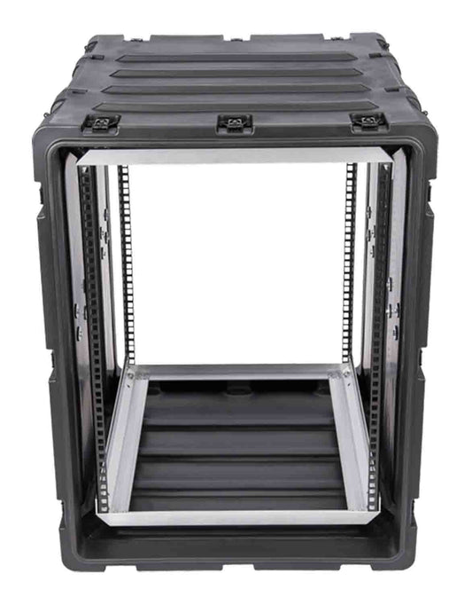 SKB Cases 3RS-14U24-25B Transport Case for 14 RU 24-Inch Deep Static Shock Rack - Hollywood DJ