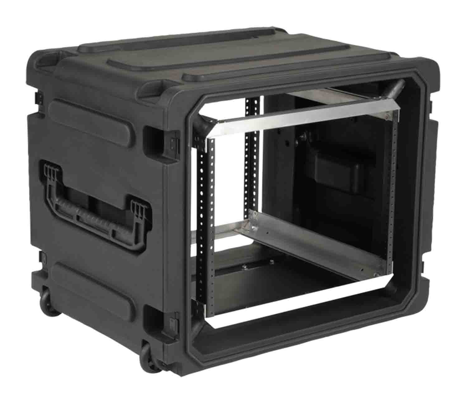 SKB Cases 3SKB-R08U20W 8U 20-Inch Deep rSeries Rolling Shock Rack - Hollywood DJ