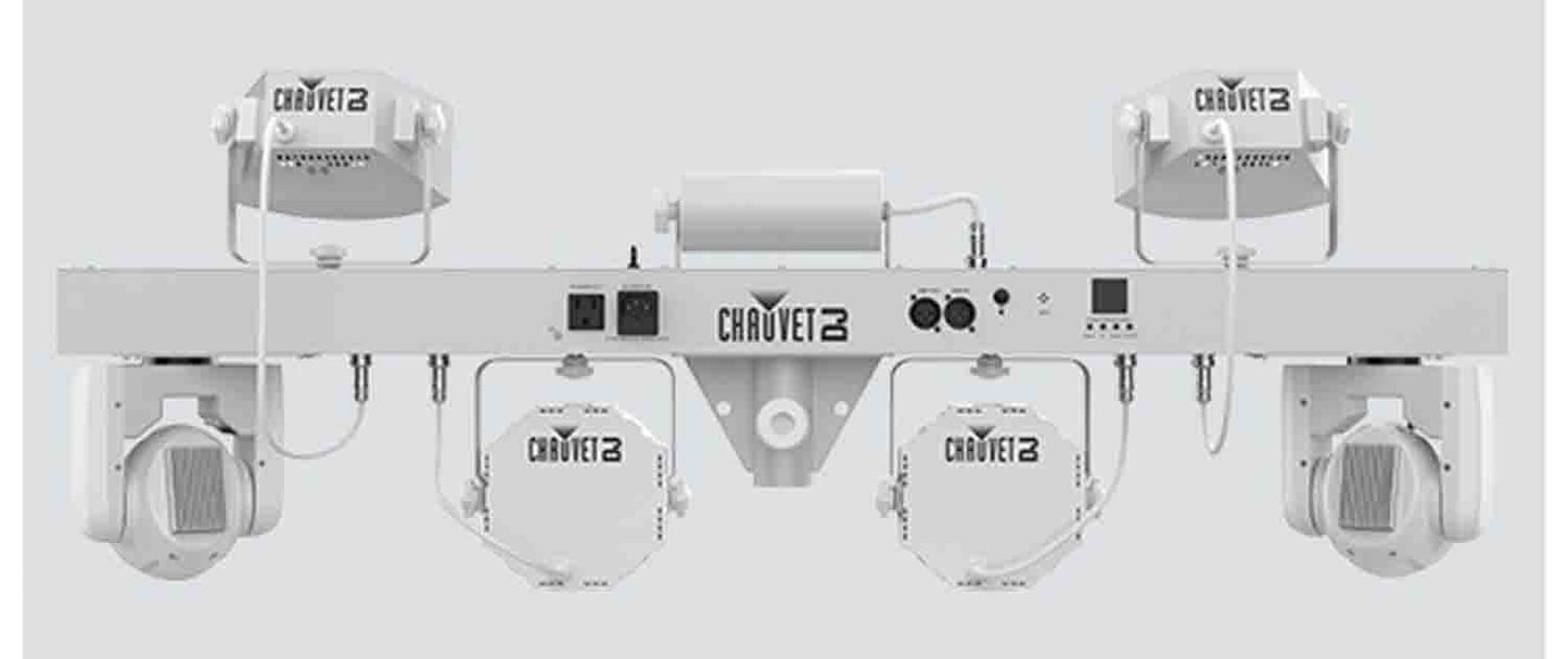 Chauvet DJ GIGBAR MOVE 5-in-1 Lighting System With Pre-Mounted On a Single Bar- White - Hollywood DJ