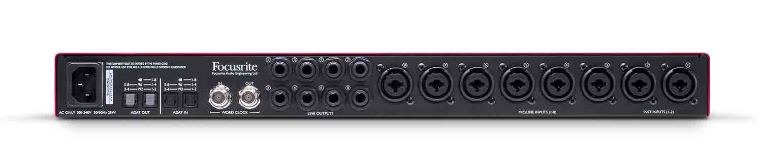 Focusrite SCARLETT-OCTOPRE-DYNA Dynamic Eight Channel Preamp and Interface - Hollywood DJ
