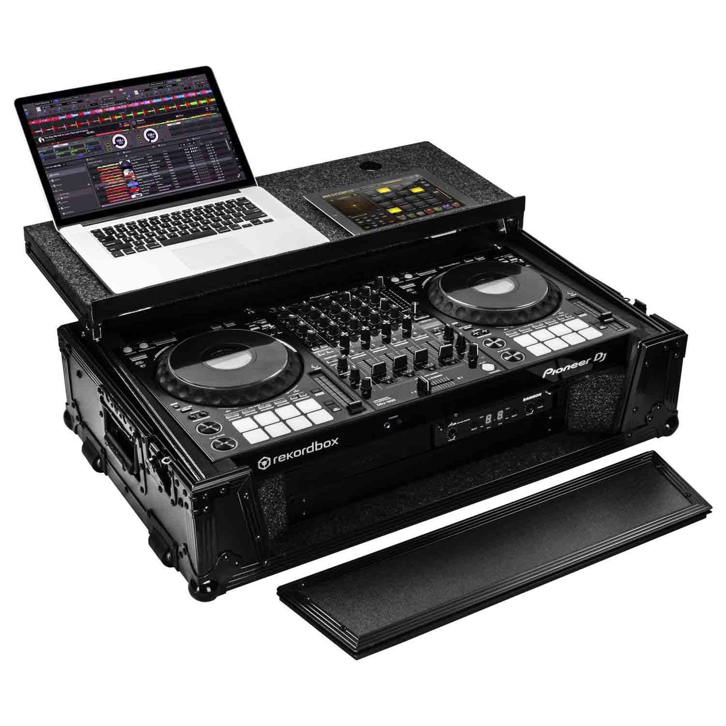 Odyssey FZGSDDJ1000W2BL. Black Label Case for Pioneer DDJ-1000 or DDJ-1000SRT Controller - Hollywood DJ
