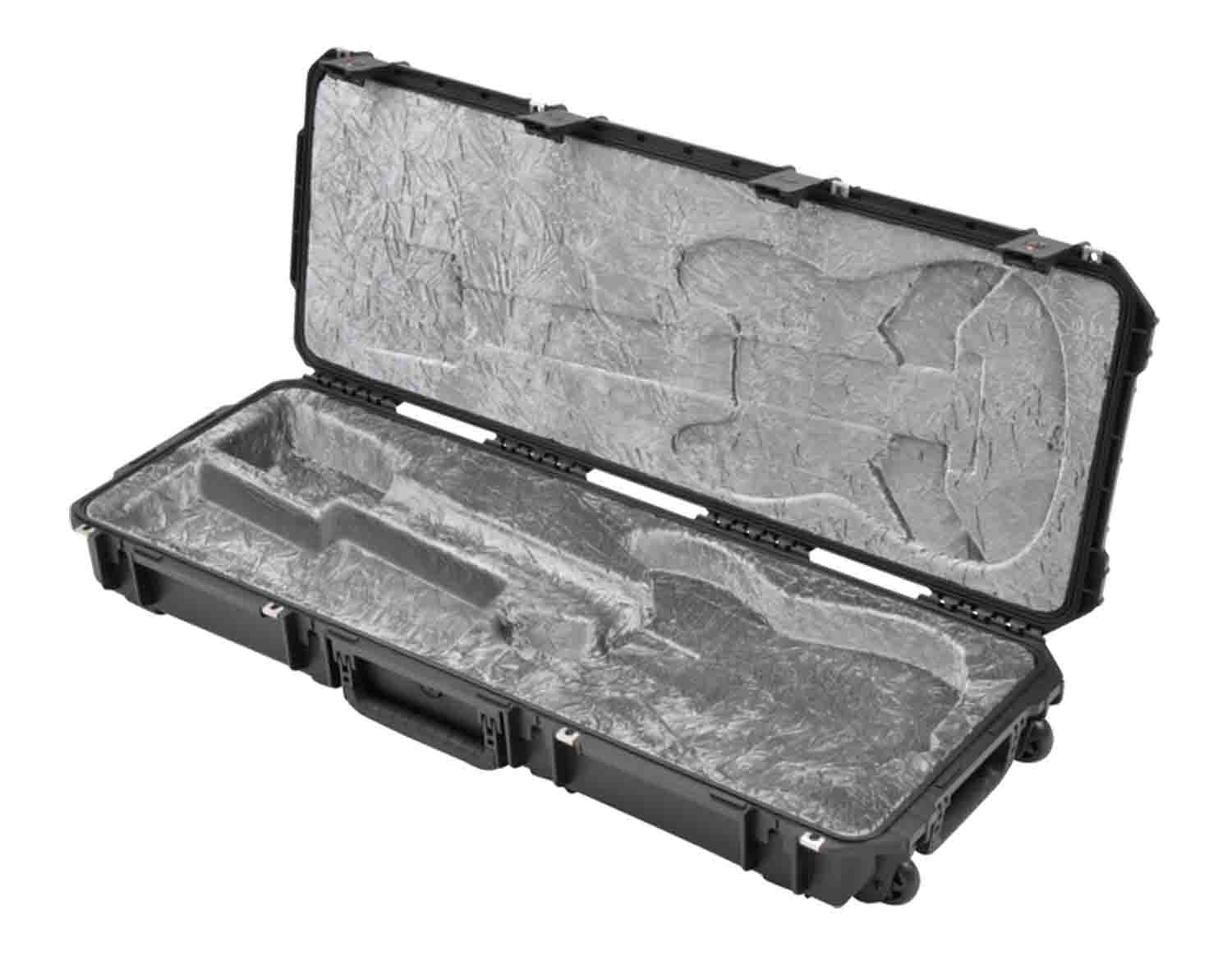 SKB Cases 3i-4214-66 iSeries Waterproof Strat/Tele Flight Case - TSA Latches with Wheels - Hollywood DJ