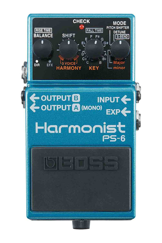B-Stock: Boss PS6 Harmonist Pedal 3 Voice Guitar Harmony Effects Pedal