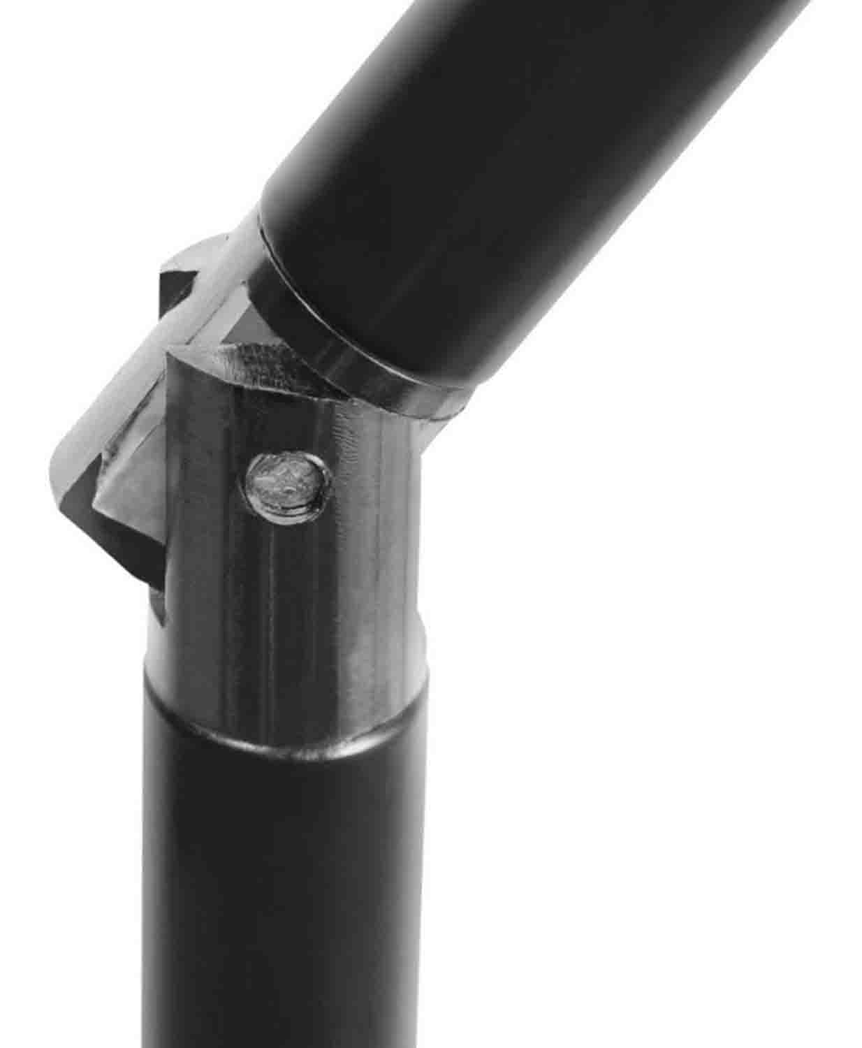 OnStage MS8310 Upper Rocker-Lug Mic Stand with 10 Inch Low-Profile Base - Black - Hollywood DJ