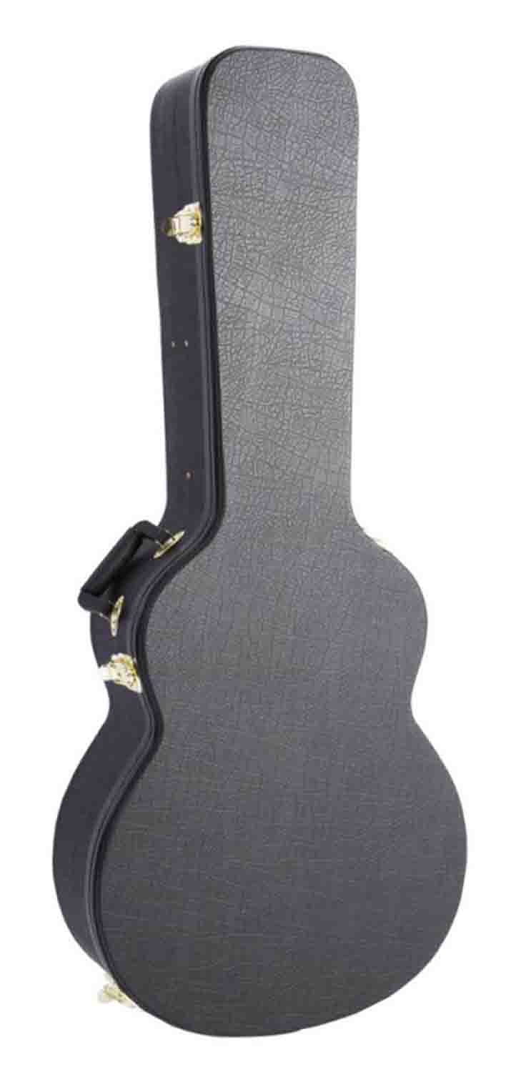 OnStage GCA5600B Hardshell Jumbo Acoustic Guitar Case - Black - Hollywood DJ