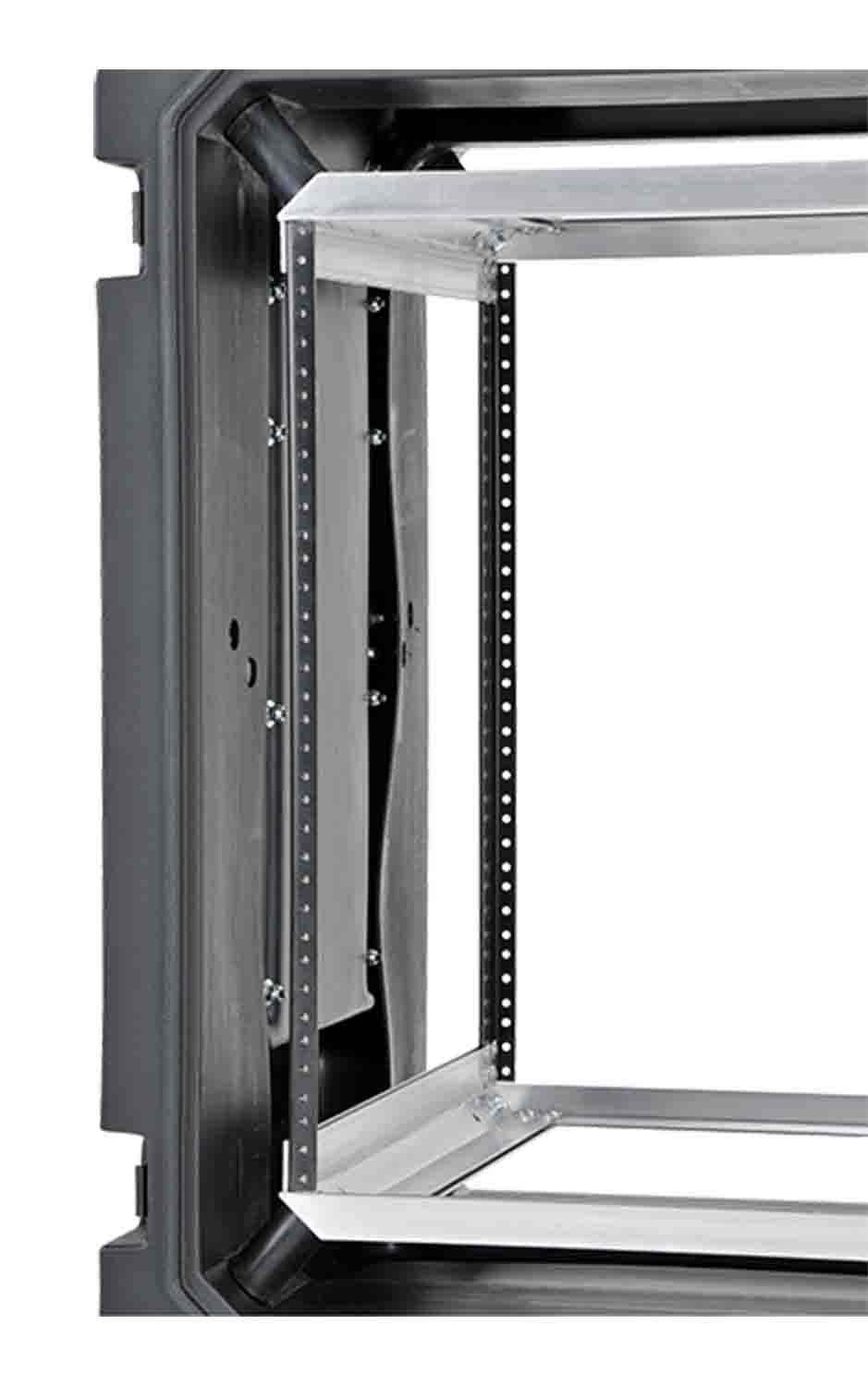 SKB Cases 3SKB-R12U20W Roto Shock Mount Rolling Rack Case 20-Inch Deep - 12 RU - Hollywood DJ