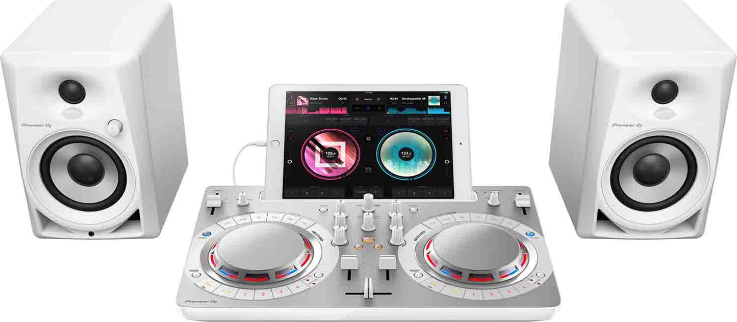 B-Stock: Pioneer DJ DDJ-WeGO4-W 2-Channel DJ Controller for Wedj - White - Hollywood DJ