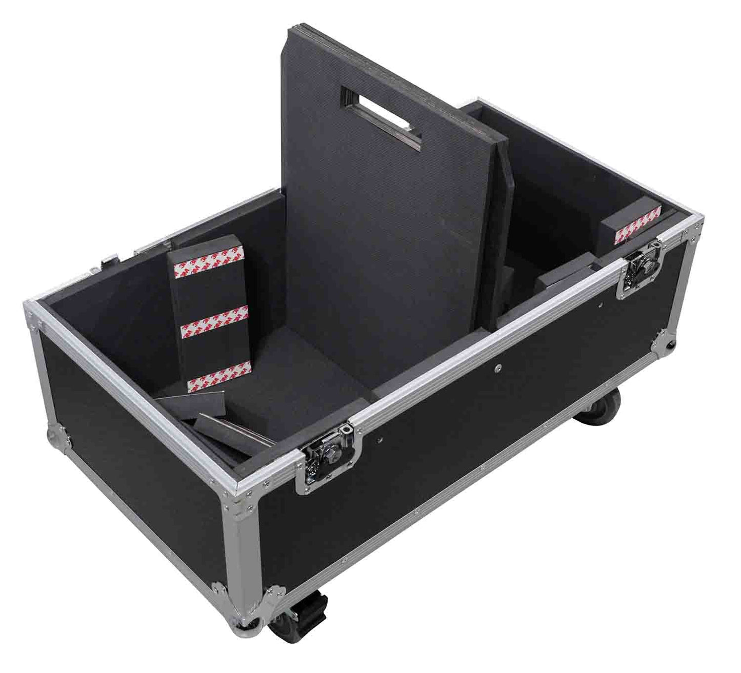ProX XS-2X12SPW MK2 Universal ATA Flight Case - For Two 12-Inch Speakers - Hollywood DJ