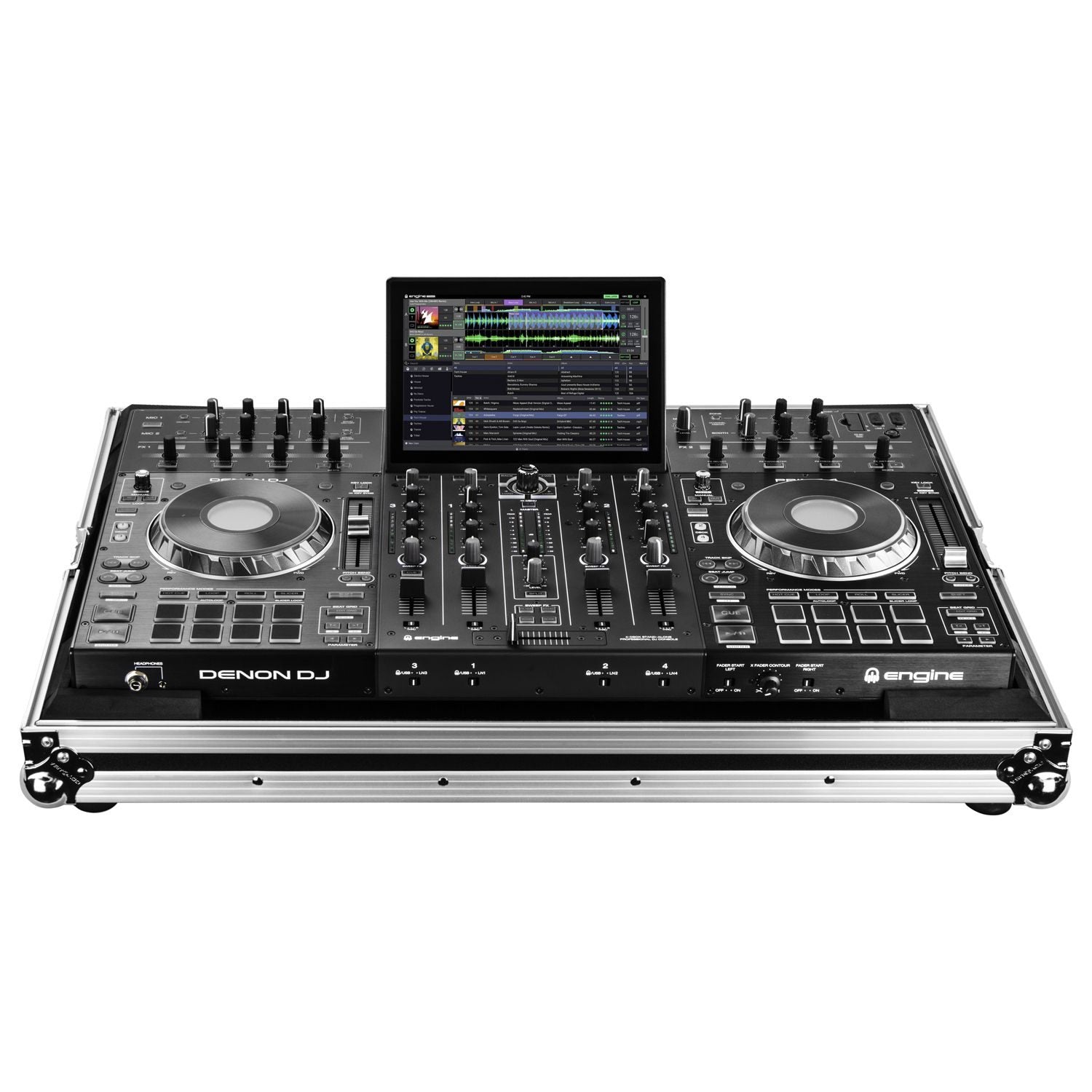 B-Stock: Odyssey FZDNPRIME4 Low Profile Flight Case for Denon Prime 4 Standalone DJ System - Hollywood DJ