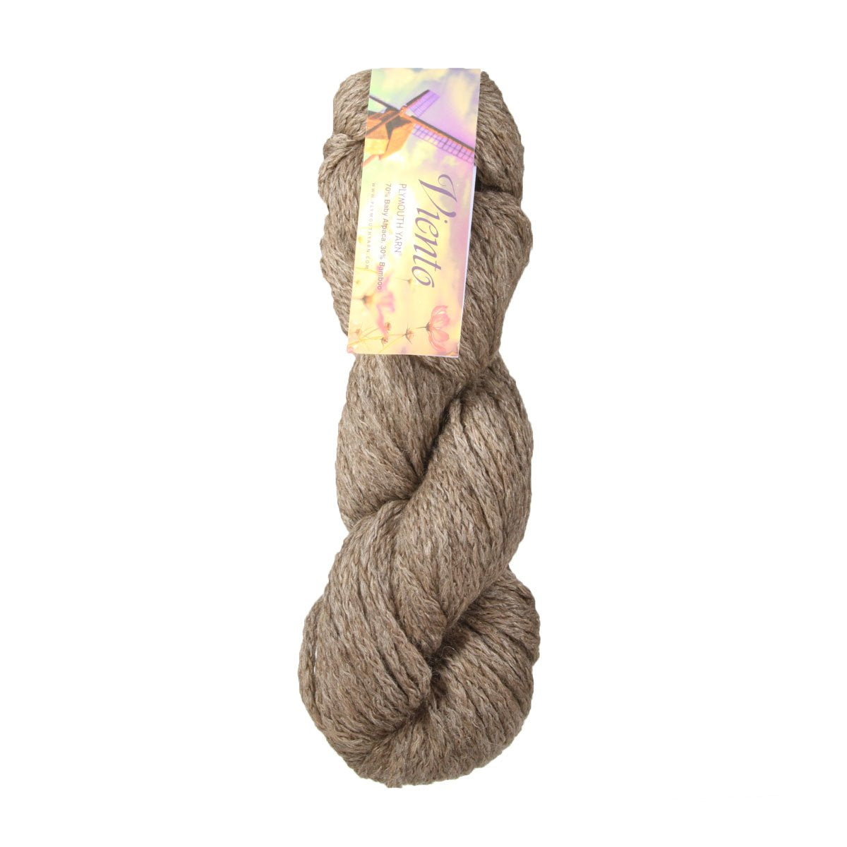 Plymouth Yarn Viento Baby Alpaca & Bamboo in light Gray