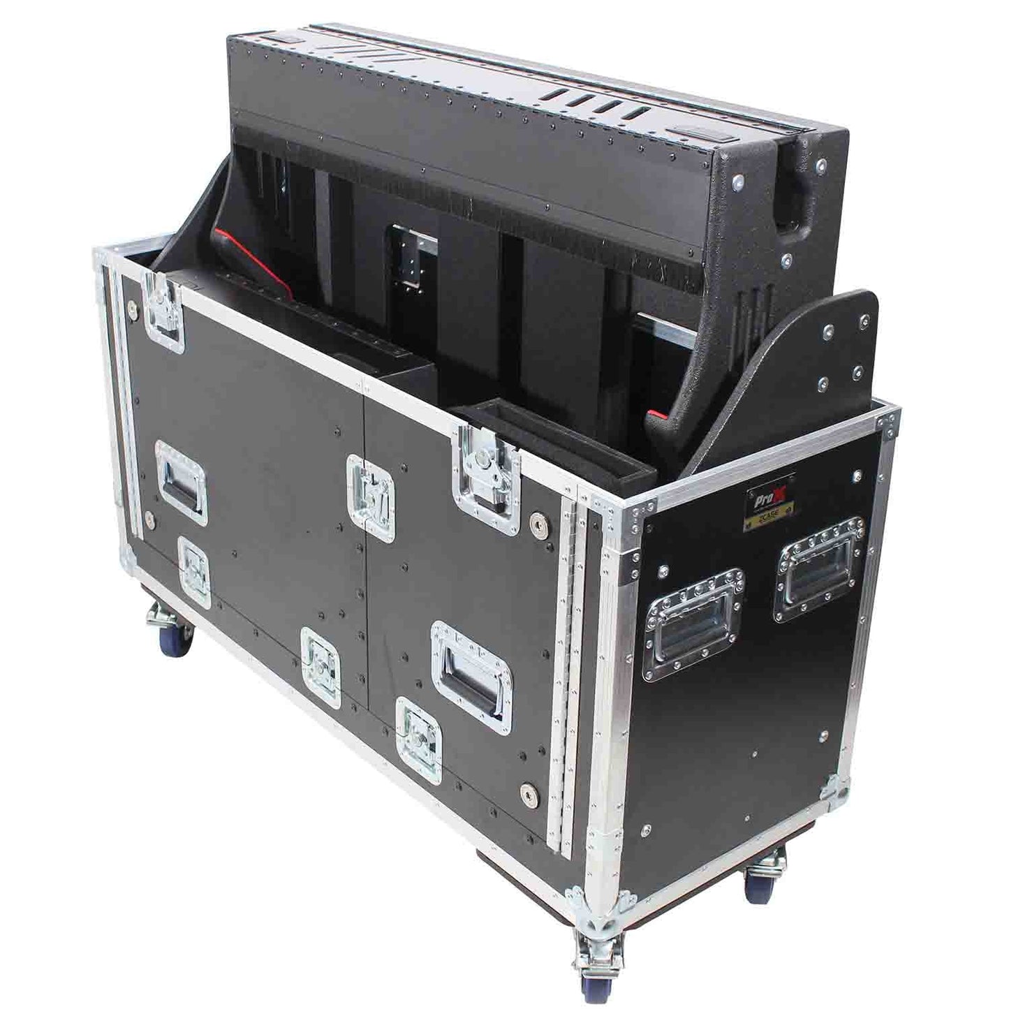 ProX XZF-MIDHD Flip-Ready Easy Retracting DJ Case for Midas Heritage-D Console - Hollywood DJ