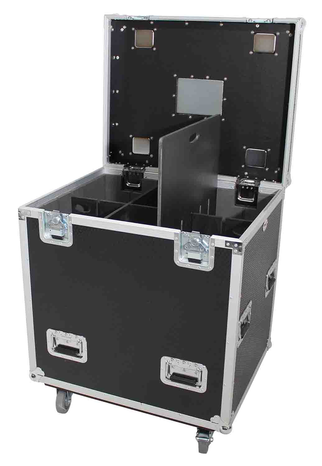PROX XS-UTL243036W MK2 Heavy-Duty Truck Pack Utility Flight Case W-Divider and Tray Kit - Hollywood DJ