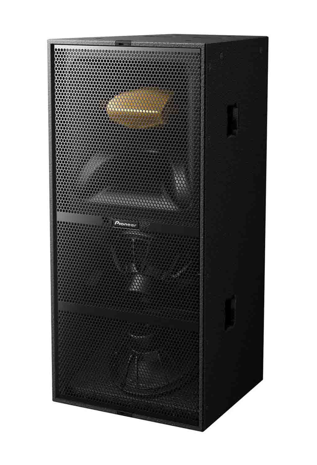 Pioneer XY-3B Dual 12” Three-Way Hybrid Loaded Bi-Amp Loudspeaker - Hollywood DJ