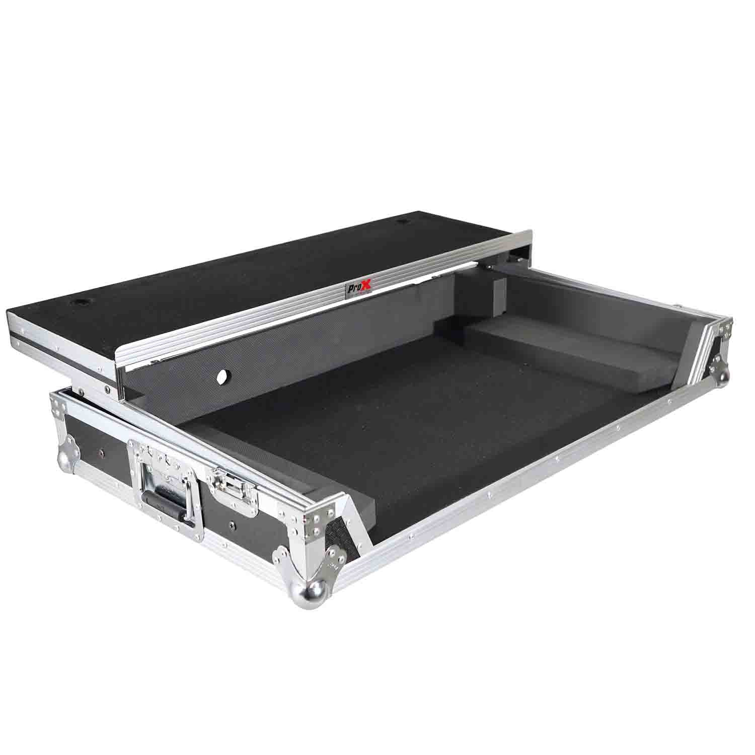 ProX XS-DDJSZWLT DJ Flight Case For Pioneer DDJ-SZ DDJ-RZ DJ Controller W-Laptop Shelf and Wheels - Hollywood DJ