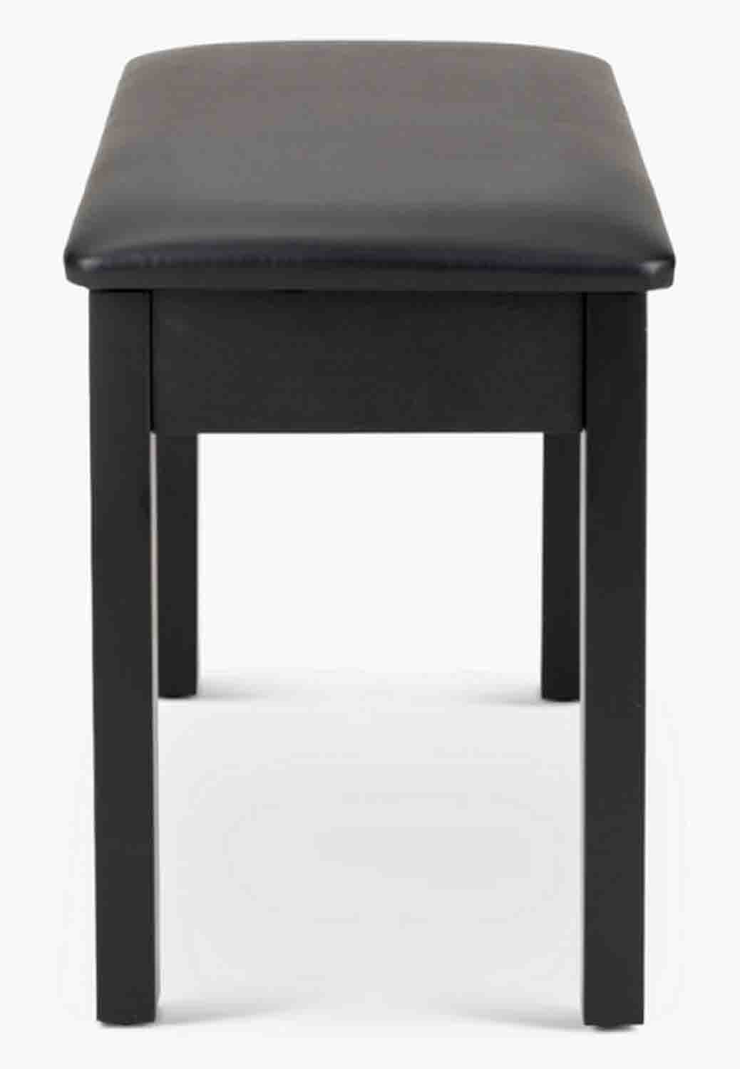 OnStage KB8902B Flip-Top Piano Bench with Music Compartment (Black) - Hollywood DJ