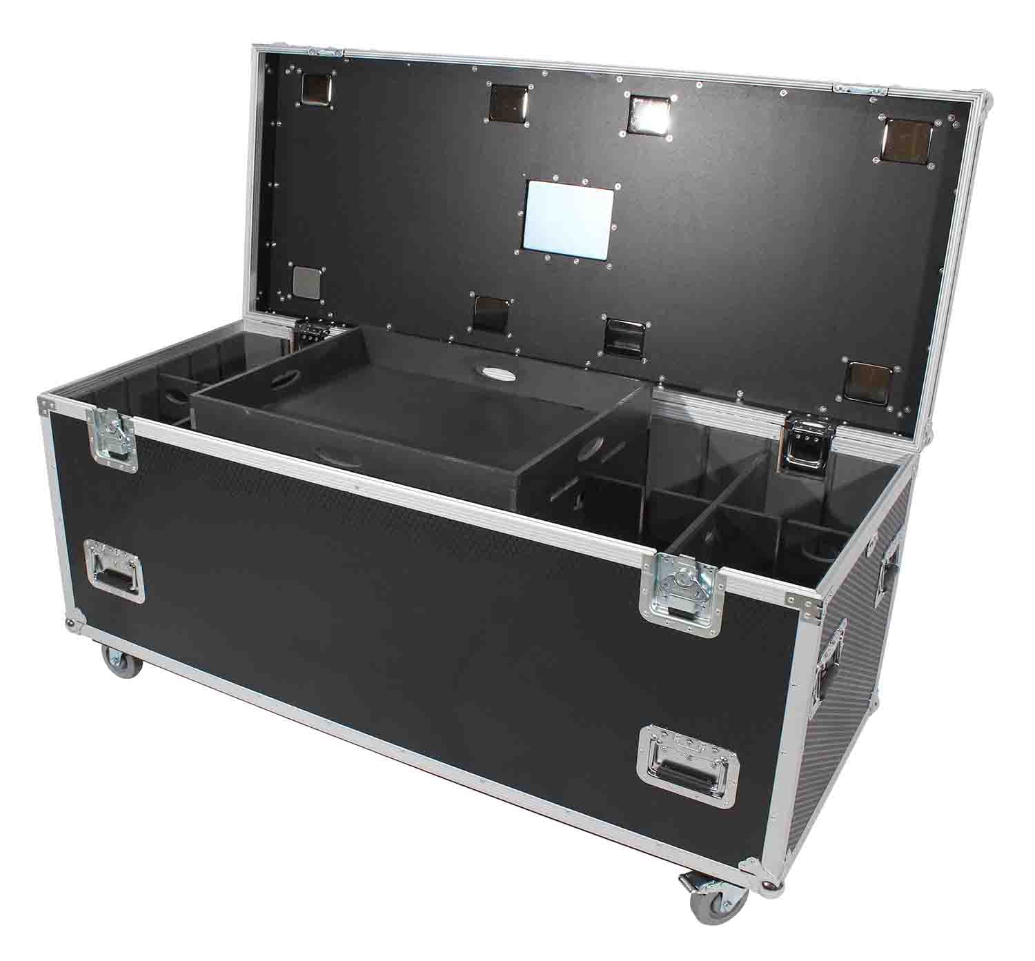 PROX XS-UTL246030W MK2 Heavy-Duty Truck Pack Utility Flight Case W-Divider and Tray Kit - Hollywood DJ