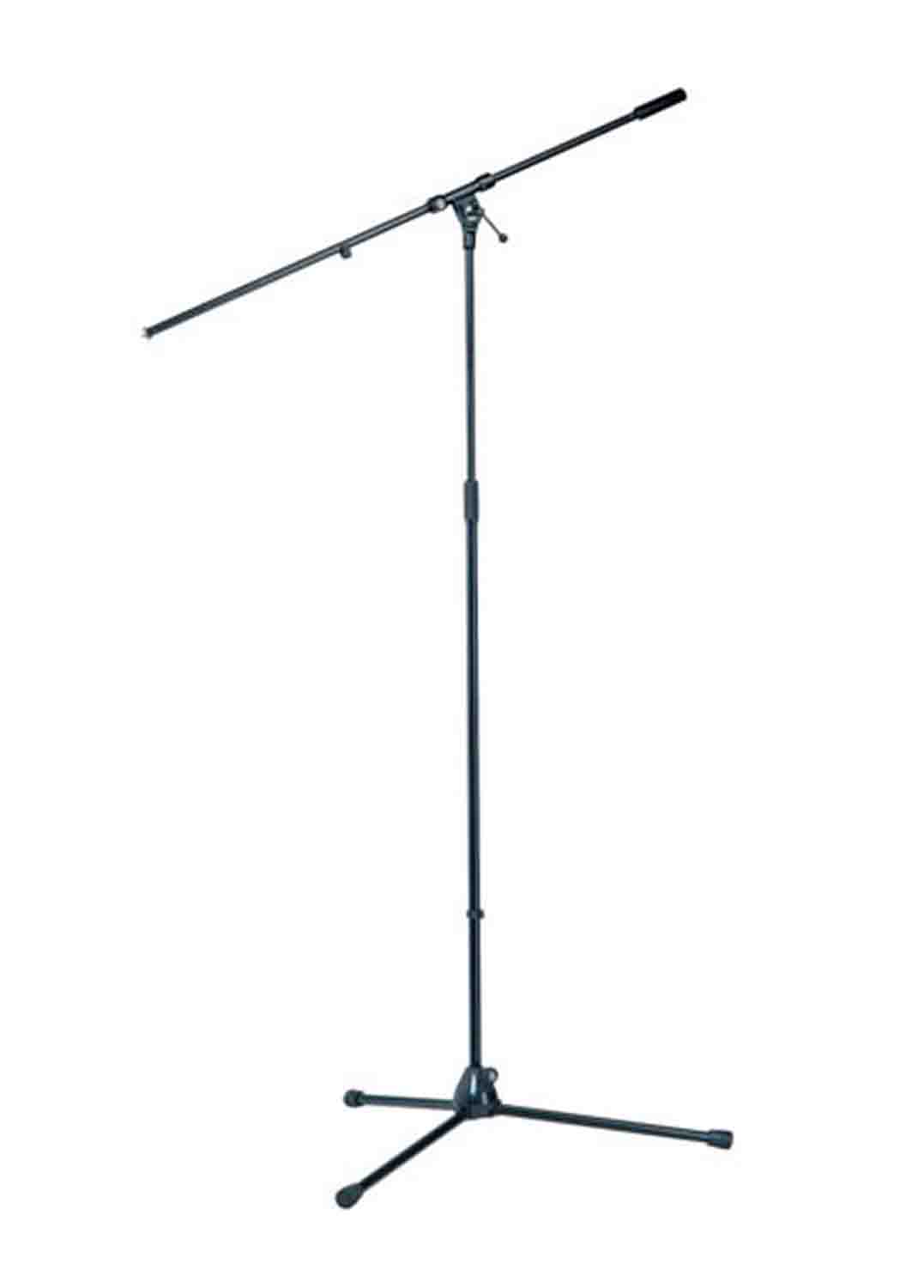 K&M 21021.500.55 Overhead Extra Tall Boom Microphone Stand - Black - Hollywood DJ