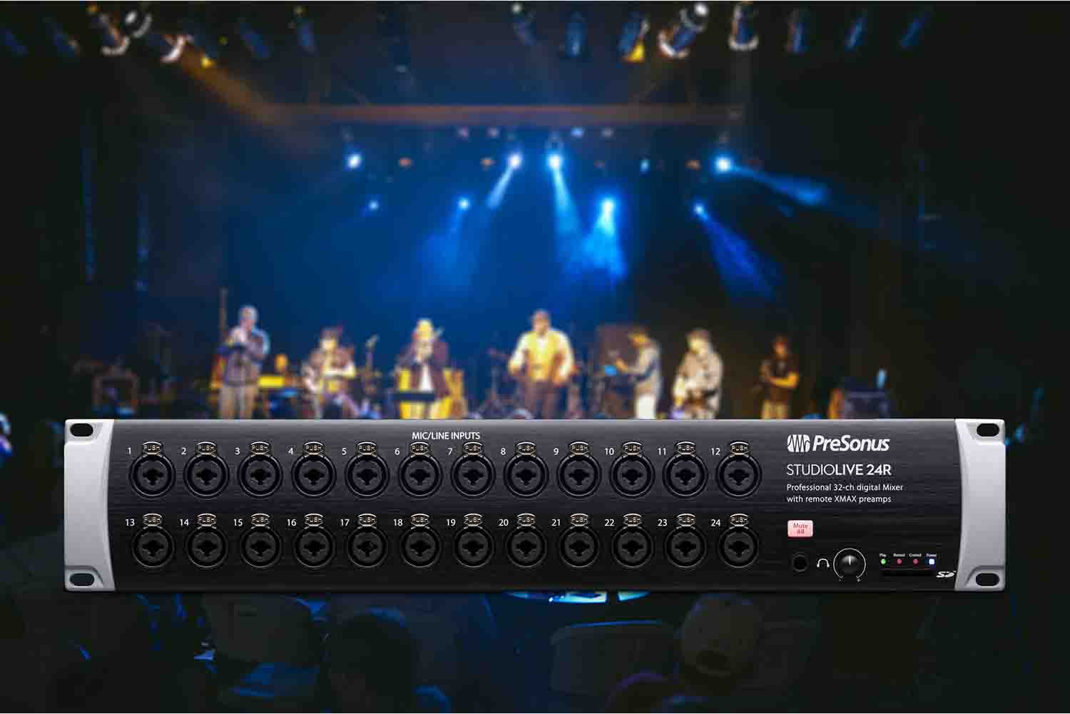 Presonus STUDIOLIVE 24R 26-Input, 32-Channel Series III Stage Box and Rack Mixer - Hollywood DJ