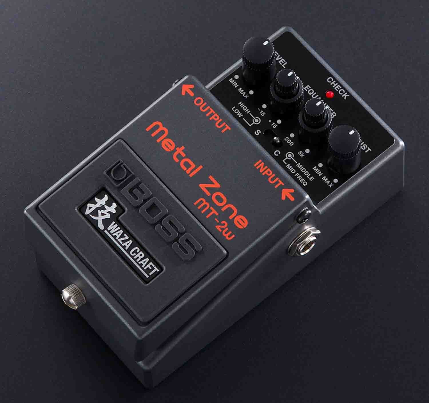 BOSS MT-2W Metal Zone Waza Craft Distortion Pedal for Electric Guitars - Hollywood DJ